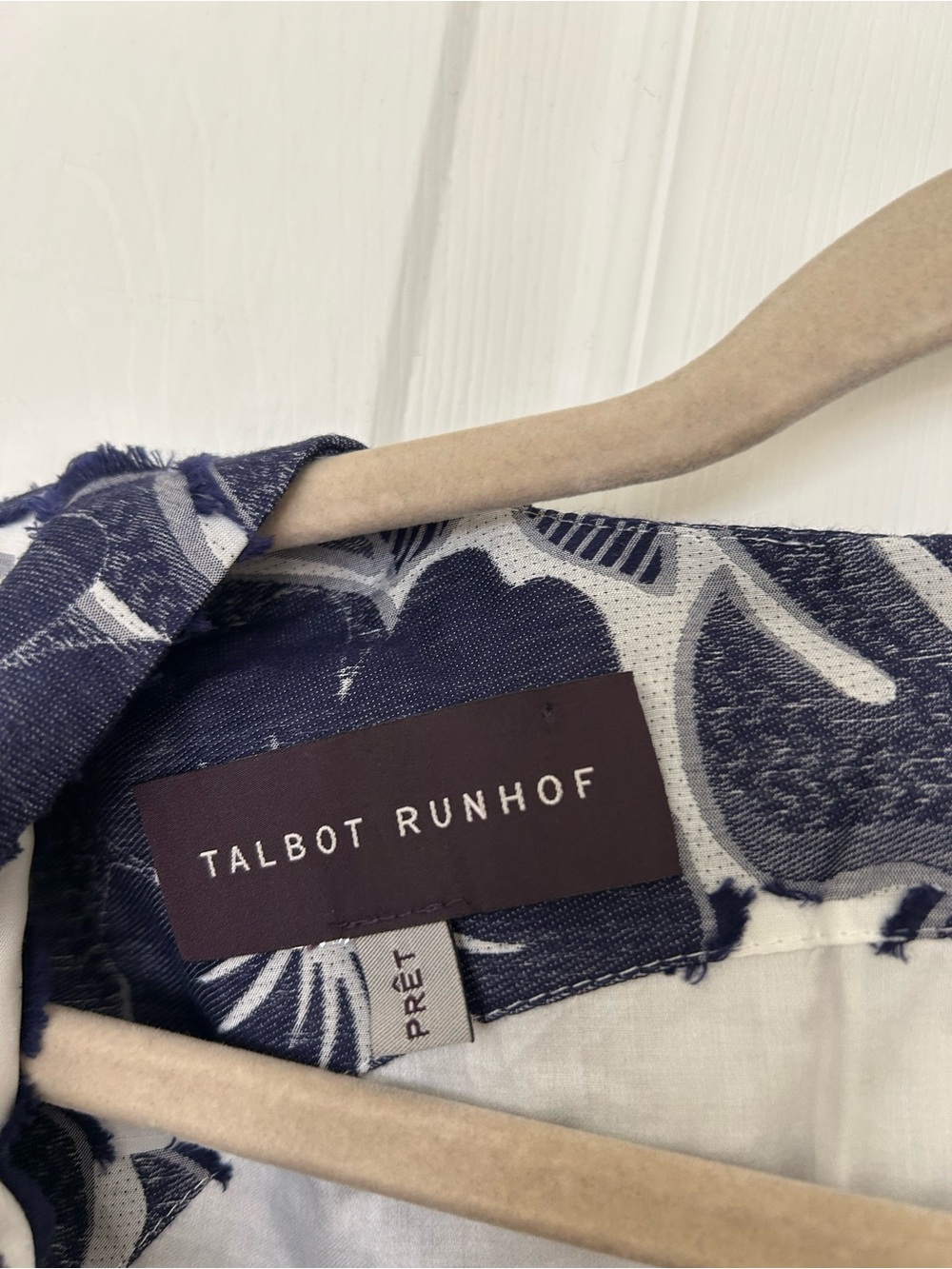 Talbot Runhof Leaf Print Dress - Picture 4 of 12